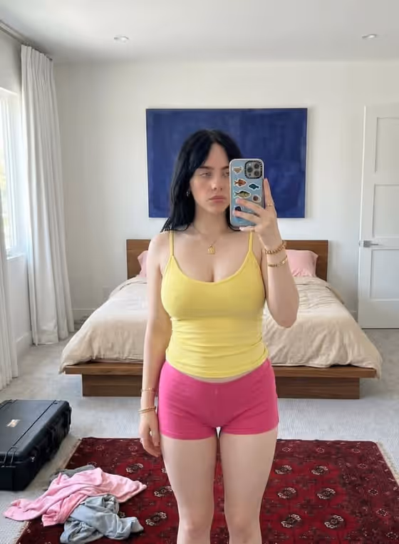 Candid Modern Bedroom Mirror Selfie template result