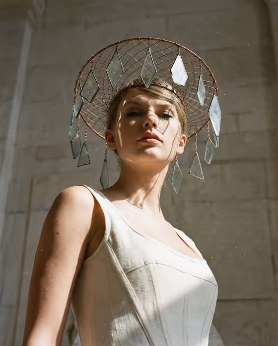 Sculptural Authority Fashion Portrait