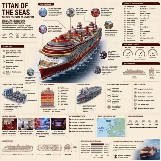 Luxury Ship Infographic template result