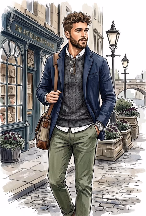 Vintage Explorer Watercolor Illustration template result