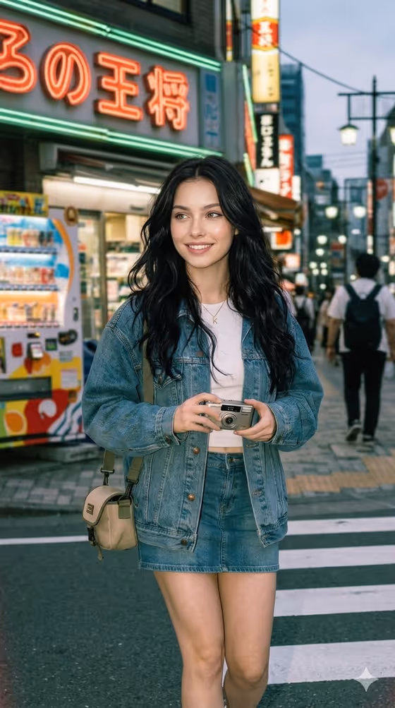 90s Nostalgic Tokyo Street Portrait