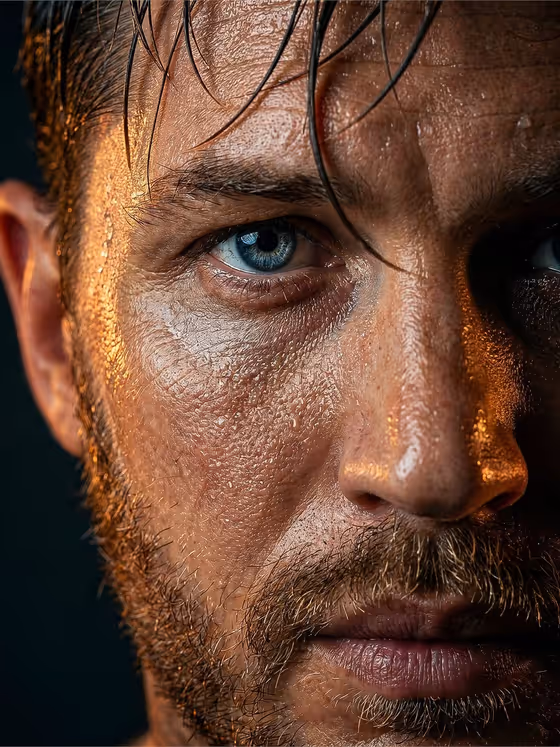 Wet Skin Portrait template result