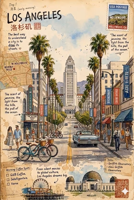 Travel Journal Diptych