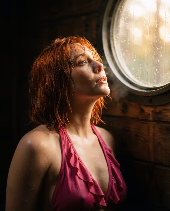 Cabin Sun Portrait
