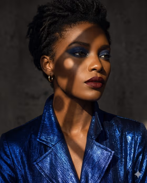 Chiaroscuro Fashion Portrait template result