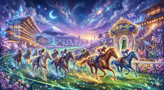 Fantasy Style Horse Racing Art