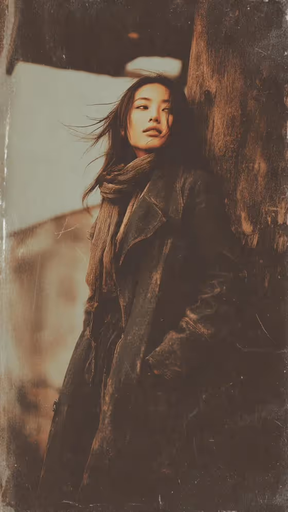 Grunge Film Portrait