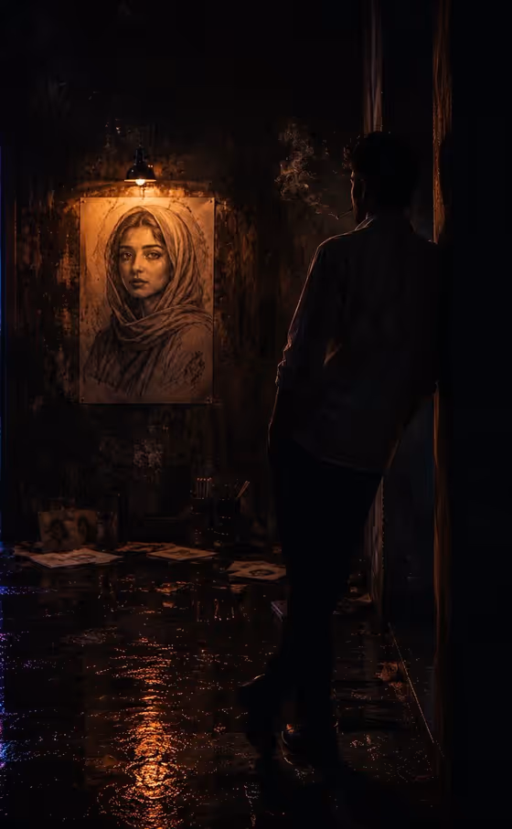 Cinematic Neo-Noir Identity Reference