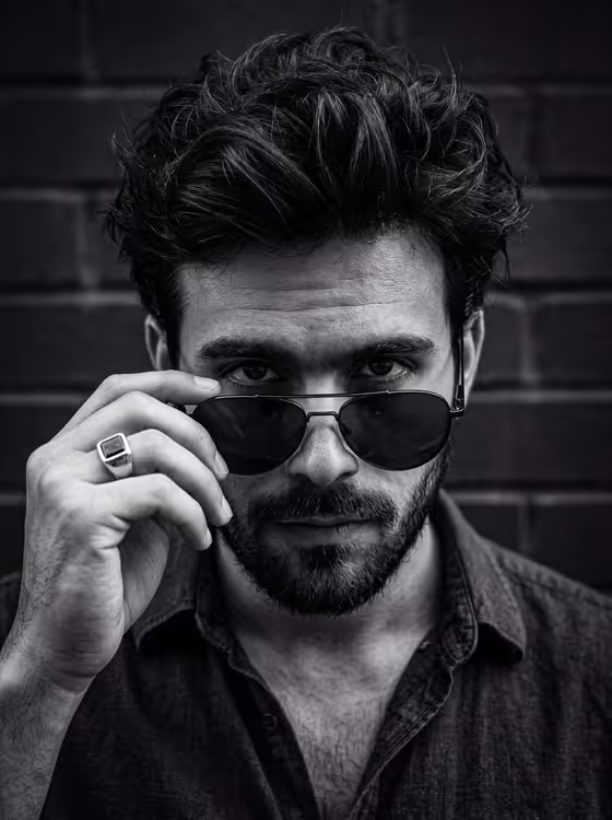 Intense Profile Portrait