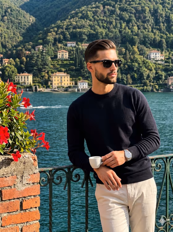 Italian Riviera Vacation Portrait