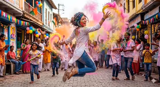 Holi Color Burst