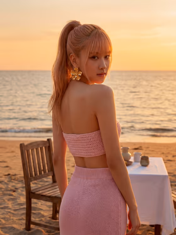 Sunset Beach Portrait