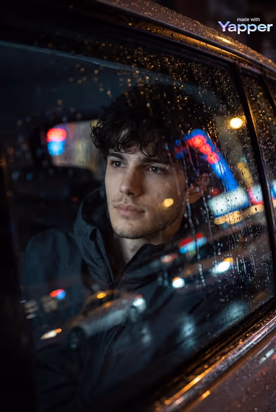 Rain Window Portrait