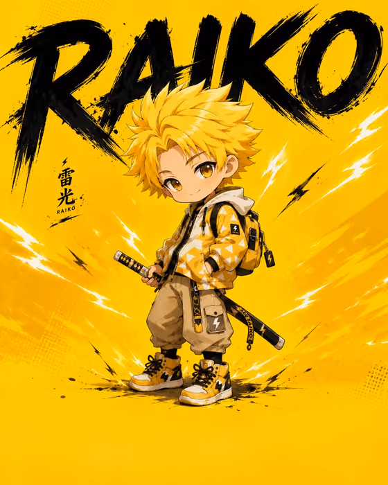 Chibi Anime Poster template result