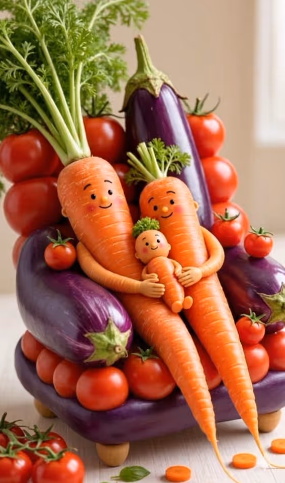 Kawaii Food Sculptures
