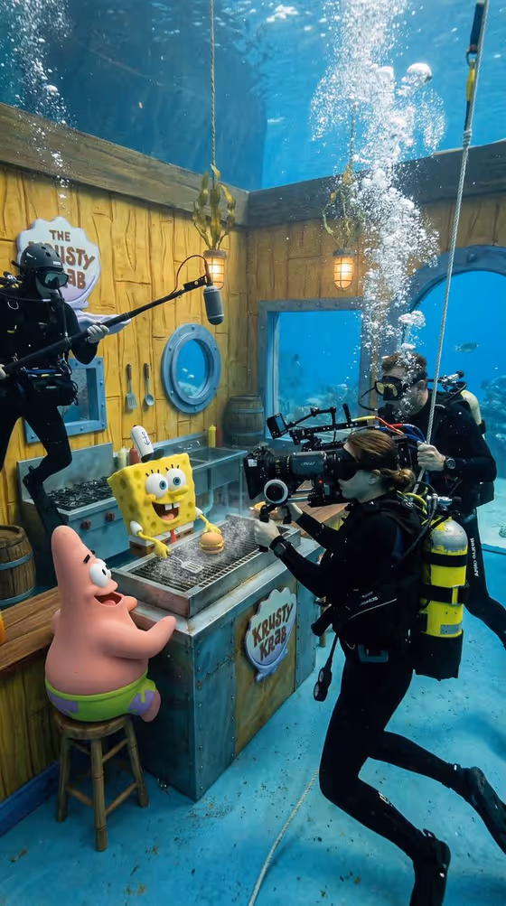 Underwater BTS Shoot