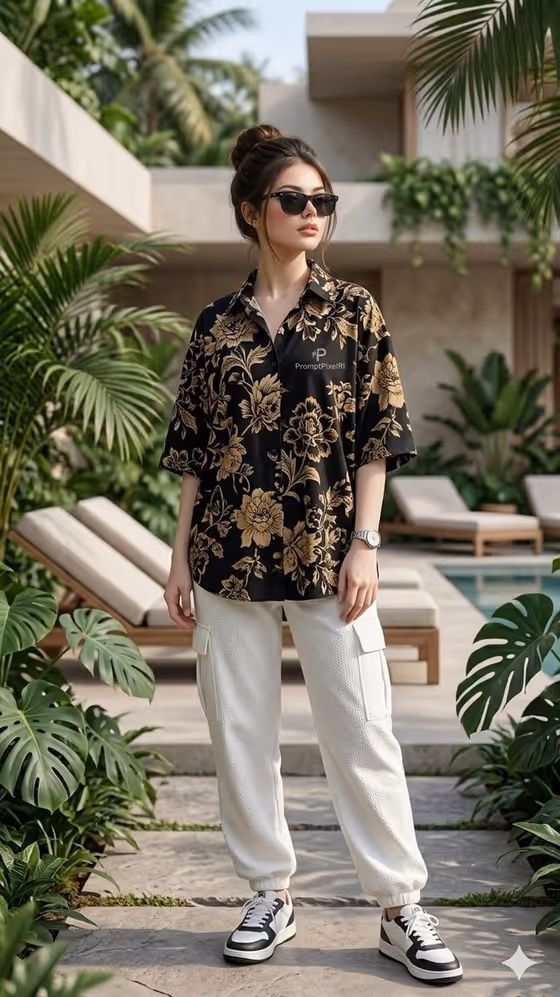 Luxury Resort Fashion Portrait