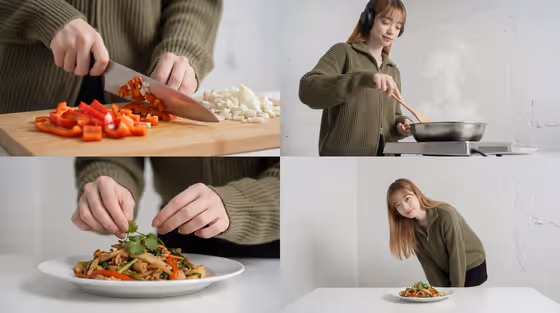 Cinematic Cooking Reel