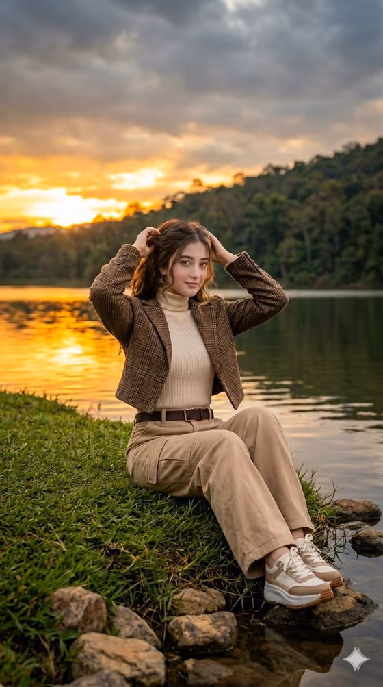 Autumn Lakeside Fashion Editorial