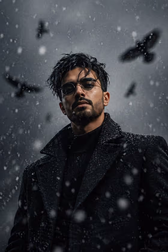 Gothic Winter Portrait