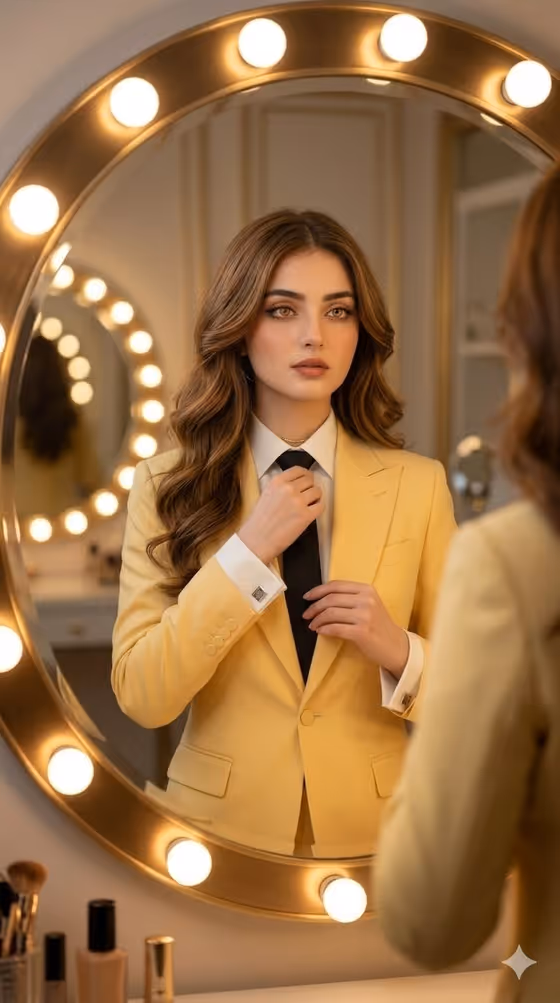 Vanity Mirror Fashion Portrait template result