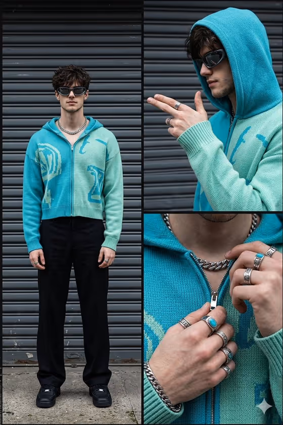 Streetwear Editorial Collage template result