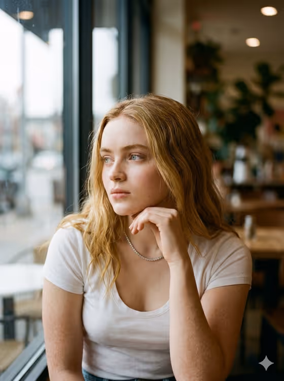 Cinematic Cafe Contemplation