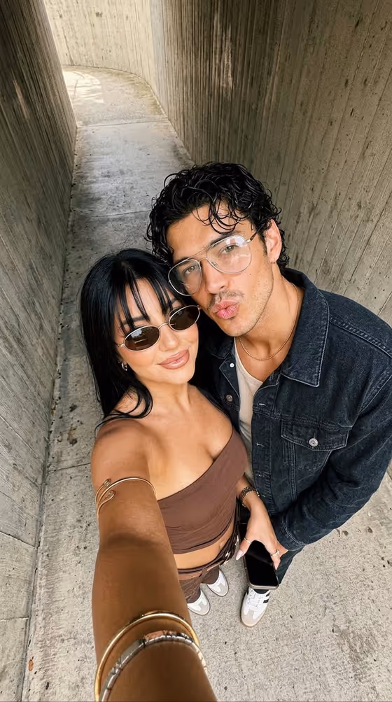 Urban Street Fashion Couple Selfie