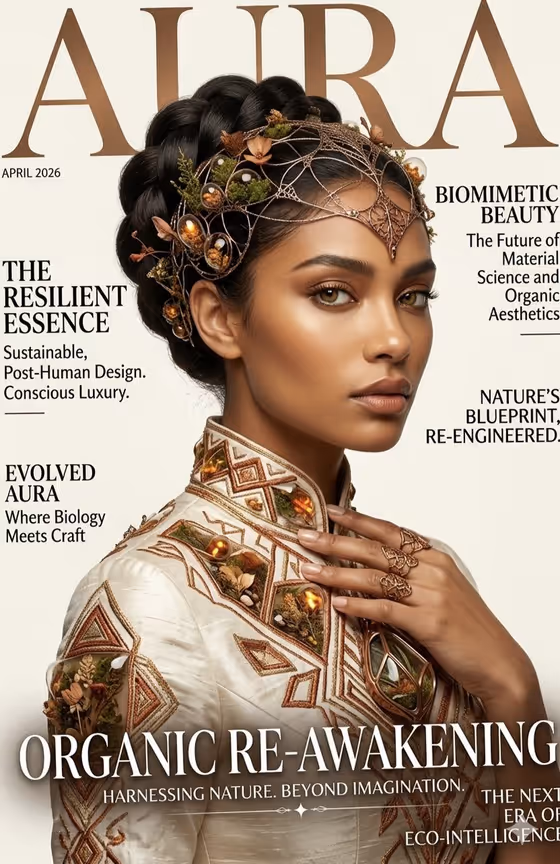 Organic Sci-Fi Magazine Cover template result