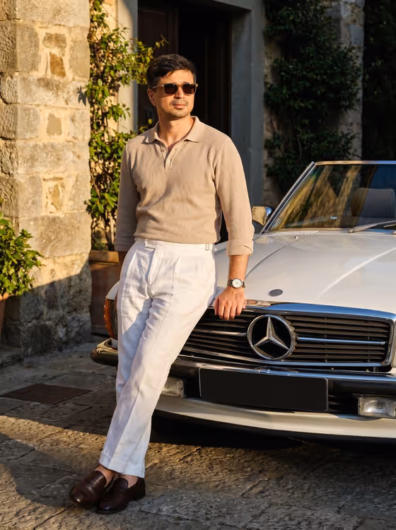 Mediterranean Vintage Car Portrait template result