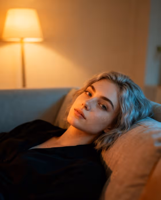 Candid Couch Portrait
