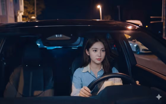 Night Drive Portrait template result