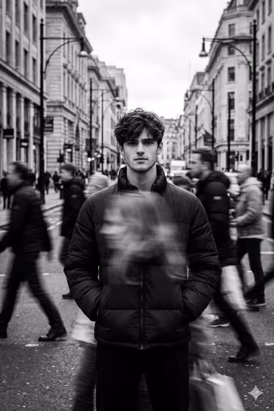 Blurred Street Portrait