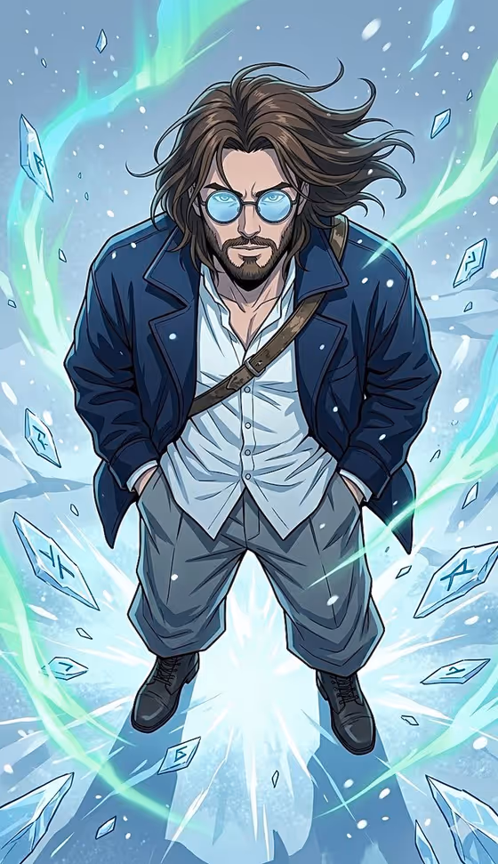 Anime Graphic Novel Man Illustration template result