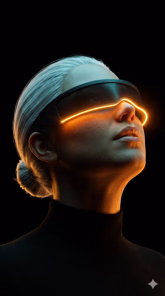 Cyberpunk Visor Poster template result