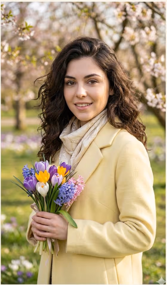 Spring Card Portrait