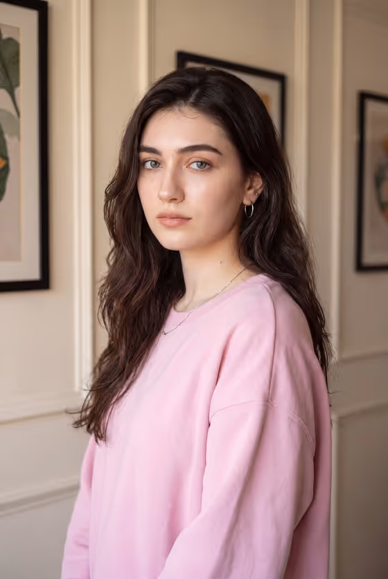 Window Light Portrait template result