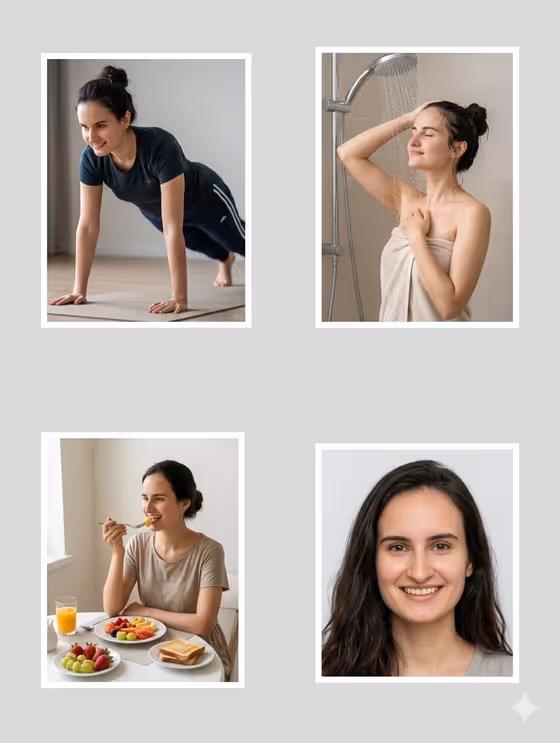 Character Profile Collage template result