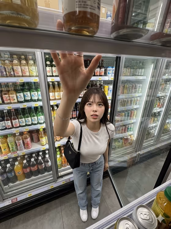 Aisle Reach Selfie