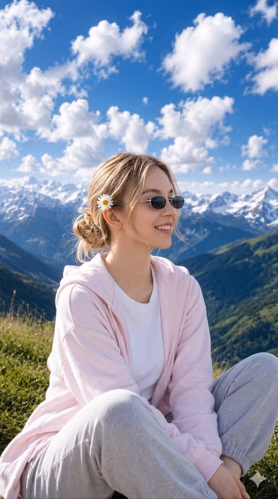 Sydney Sweeney Lifestyle Portrait template result