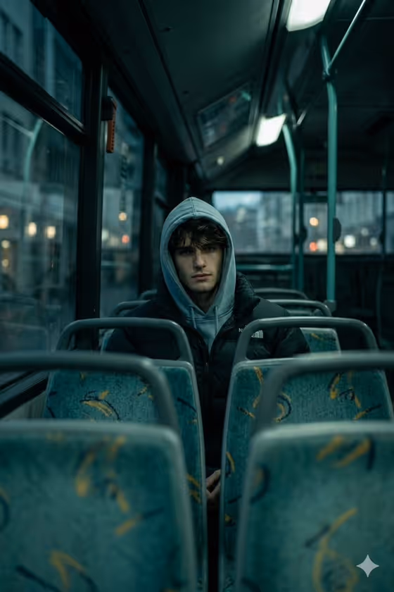 Night Bus Portrait