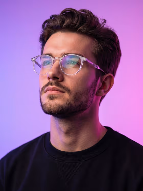 Neon Studio Portrait