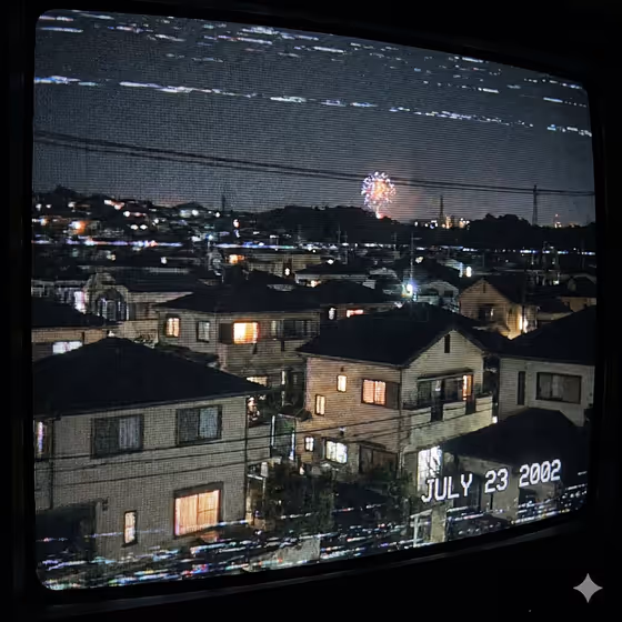 Retro Suburb Scene