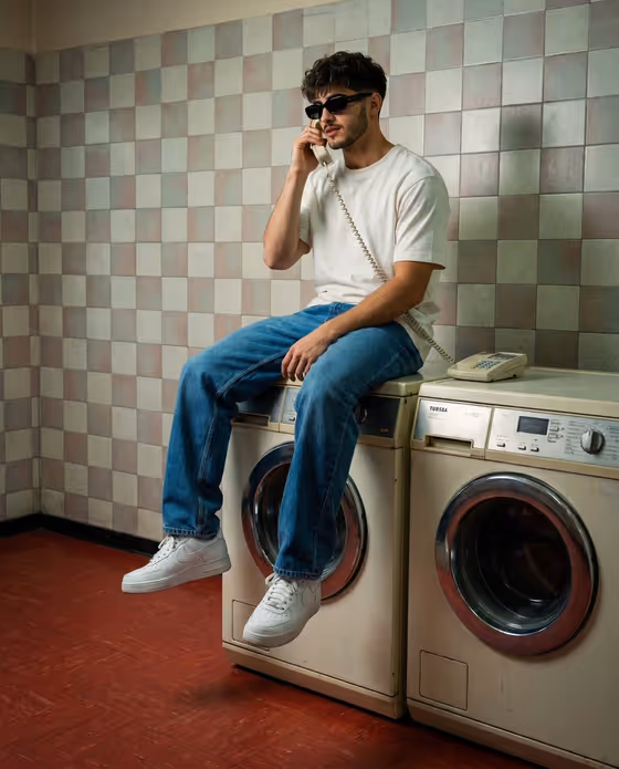 90s Retro Laundromat Streetwear template result