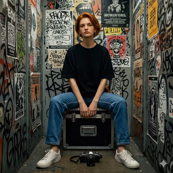 Graffiti Room Portrait