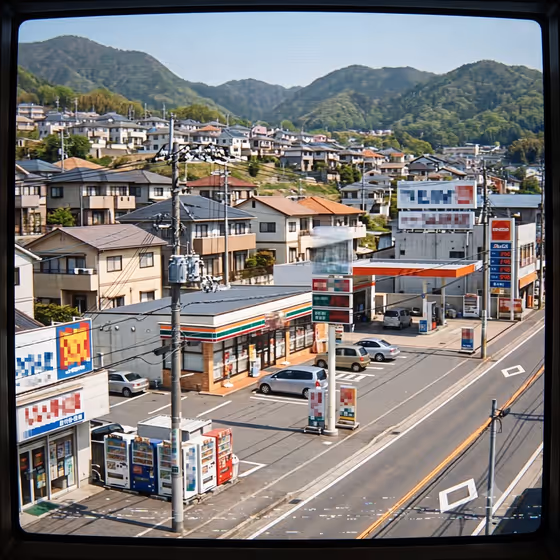 2000s Nostalgic Japanese Suburb