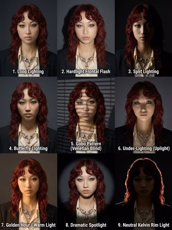 Lighting Cheatsheet Grid