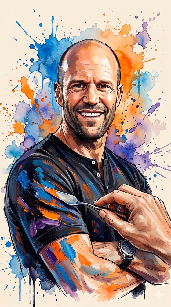 Painted-In Portrait