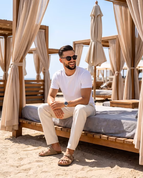 Beach Club Portrait