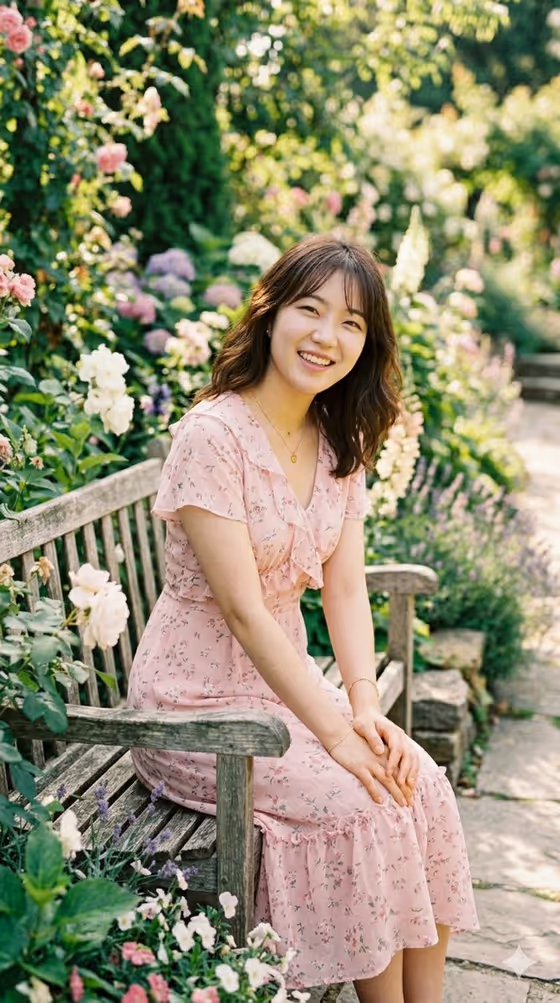 Garden Film Portrait template result
